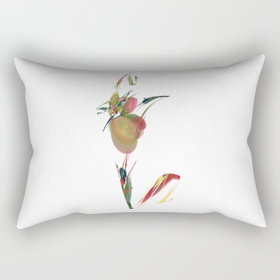 V is Vegan Rectangular Pillow
