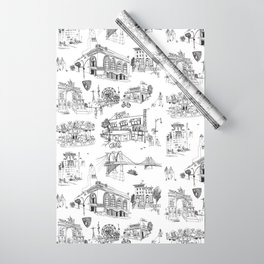 Brooklyn Toile Wrapping Paper