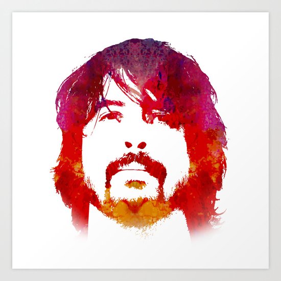 D. Grohl Art Print