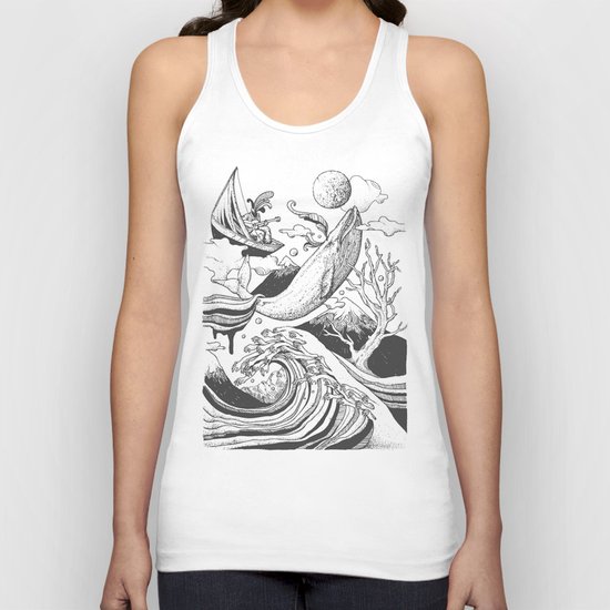 Deep and Blue Unisex Tank Top