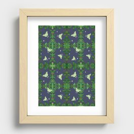 Moth and Midnight Recessed Framed Print