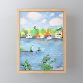 Lake Vermillion, Mn. Framed Mini Art Print