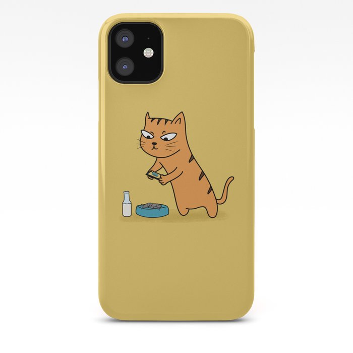  Foodie Cat  iPhone Case by cartoonbeing Society6