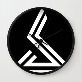 Black and white minimal modern  Wall Clock