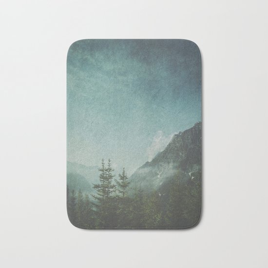 Misty Wilderness - Italian Alps Bath Mat