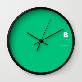 Boron Wall Clock