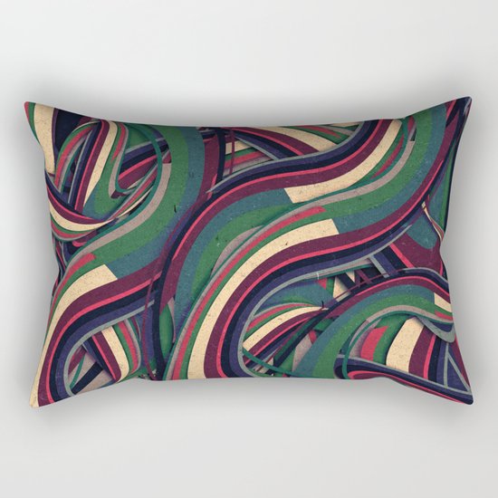 Swirl Madness Rectangular Pillow