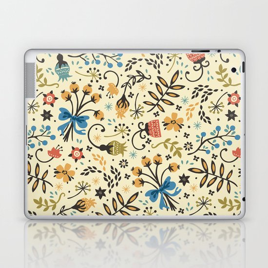 Floral Bloom Laptop & iPad Skin