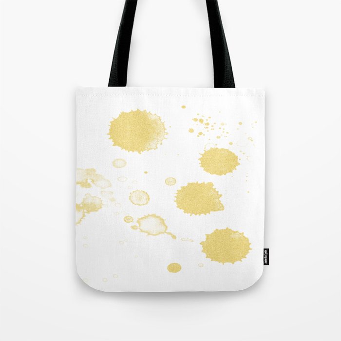 Yellow Watercolor Tote Bag
