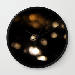 Light and golden circle 4 Wall Clock
