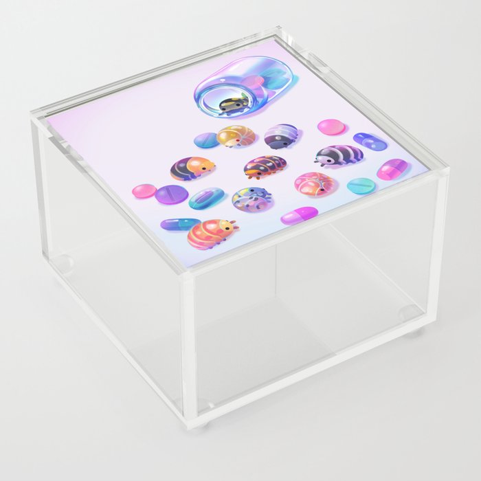 Pill bugs  Acrylic Box