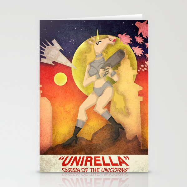 Unirella Unicorn Stationery Cards