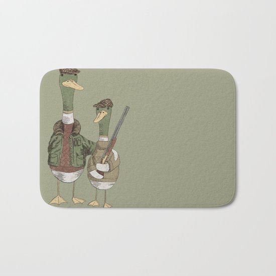 Hunting Ducks Bath Mat