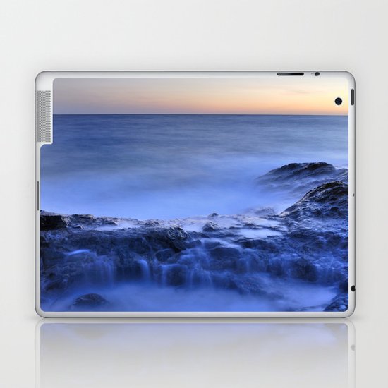 Blue seaside Laptop & iPad Skin