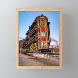 The Historic Flat-Iron - Downtown Eureka Springs Arkansas Framed Mini Art Print