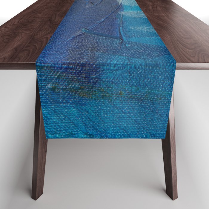 Contemporary Abstract Art Table Runner