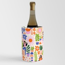 Yoga Pattern Wine Chiller