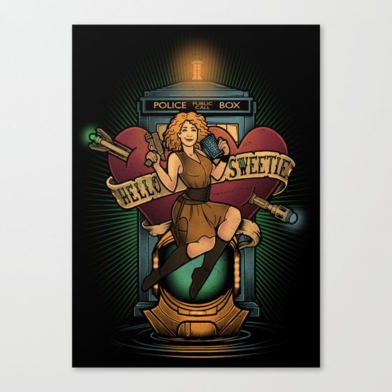 Hello Sweetie Canvas Print
