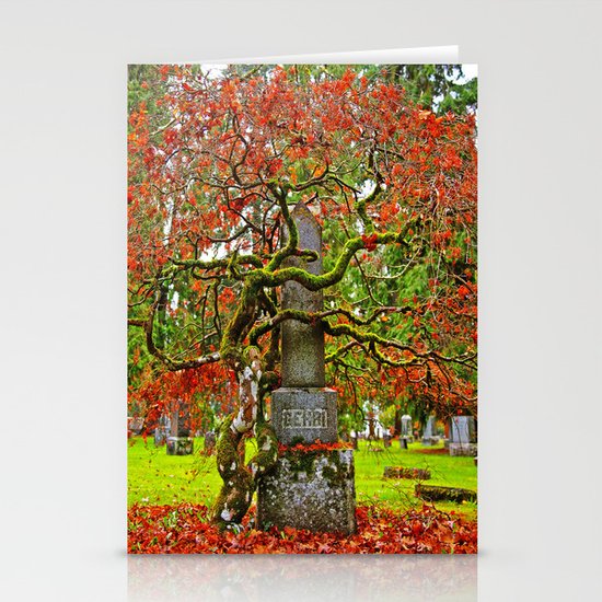 Cemetery love Stationery Cards