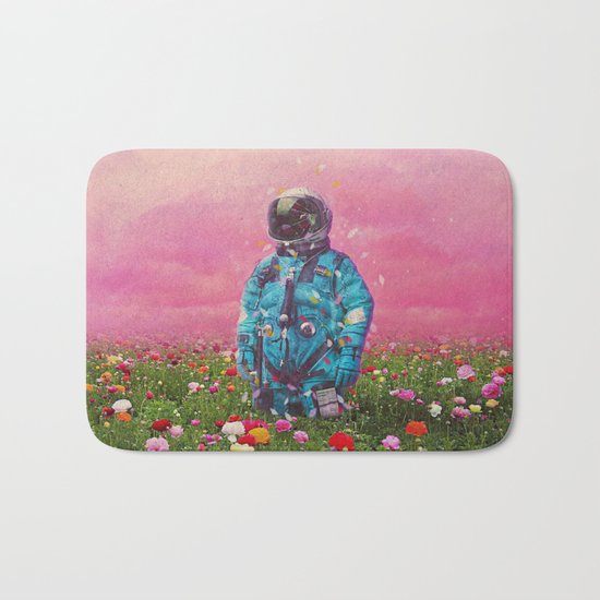 The Flower Field Bath Mat