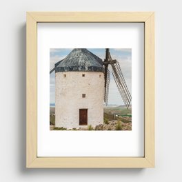 Spain Photography - Historical Windmill In Spain Recessed Framed Print