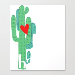 100 Days Sharper Cactus Canvas Print
