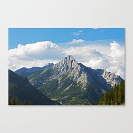 Summer Mountain Landscape Canvas Print