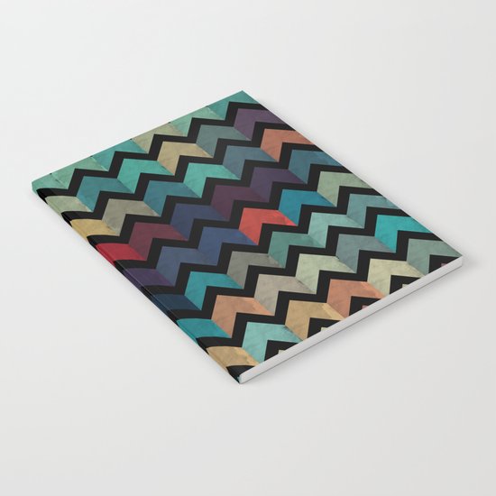 Colorful Chevron Pattern Notebook