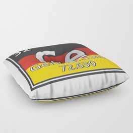 Germanium - Germany Flag German Science Floor Pillow