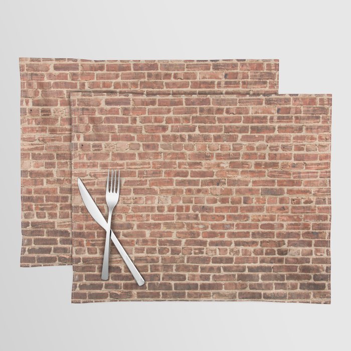 Brick Wall with Dark Gradient at Bottom Placemat