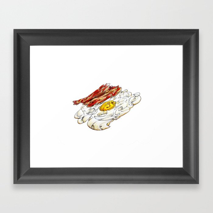 Eggs n Bacon Framed Art Print
