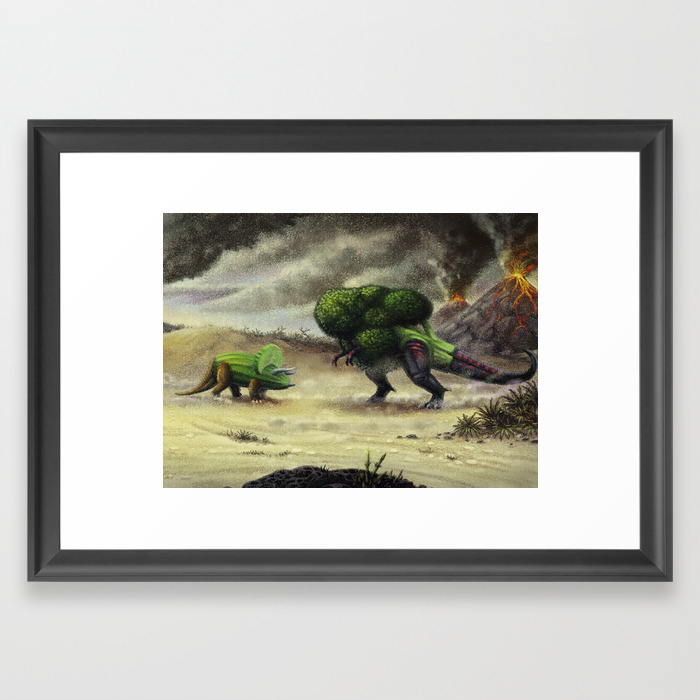 Broccolisaurus Rex Framed Art Print By Sovanjedi Society6 Dinosaurs cartoons for children full episodes 2016 2017 #12 | dinosaur finger family song collection ▻ subscribe dino fight. society6