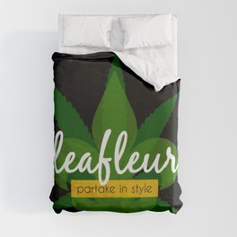 Leafleur Magazine : Partake in Style Duvet Cover