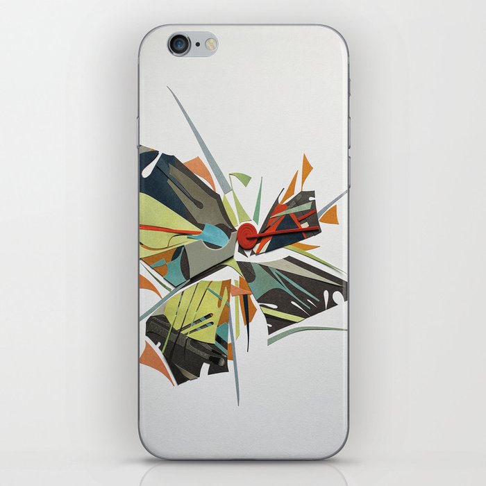 The Clock- Modern Abstract Floral iPhone Skin