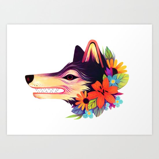Wolf Art Print