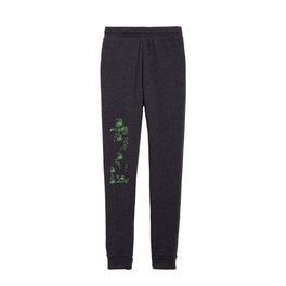 Green Shamrock Chess and Checkers Kids Joggers