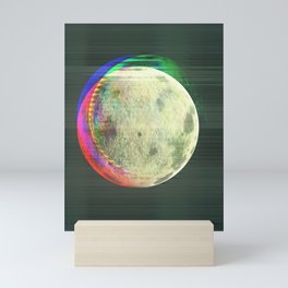 Glitch Moon Mini Art Print