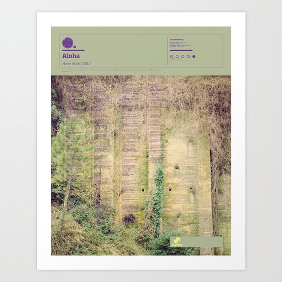 The Visual Mixtape 2010 | Home Acres | 22 / 25 Art Print