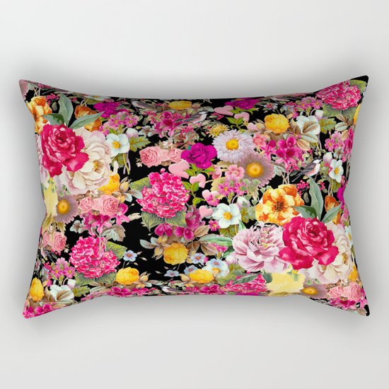 Fashion Botanic Pattern Rectangular Pillow