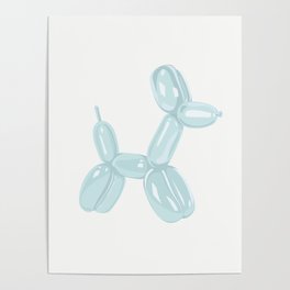 Balloon Dog - Mint Poster
