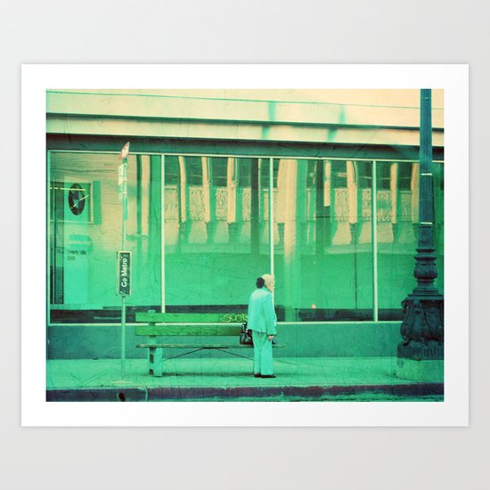 Go Metro. LA photograph Art Print
