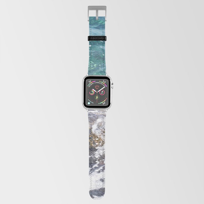 Breaking Waves On Volcanic Rock  Apple Watch Band