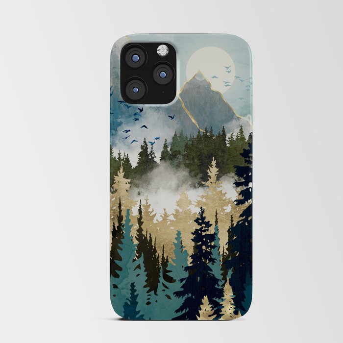 Misty Pines iPhone Card Case