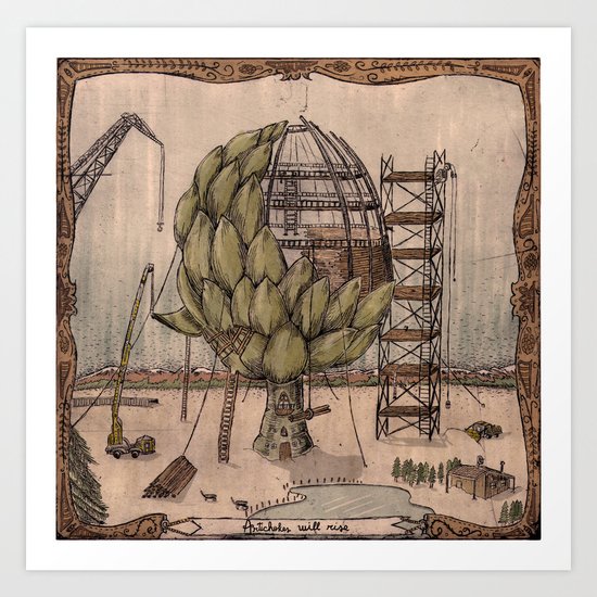 Artichoke Art Print