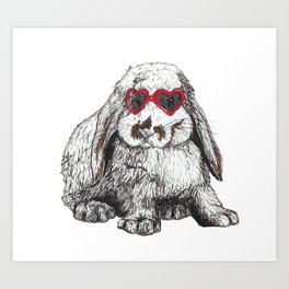 Lolita Bunny Art Print