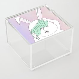 Masked Bunny - Right Acrylic Box