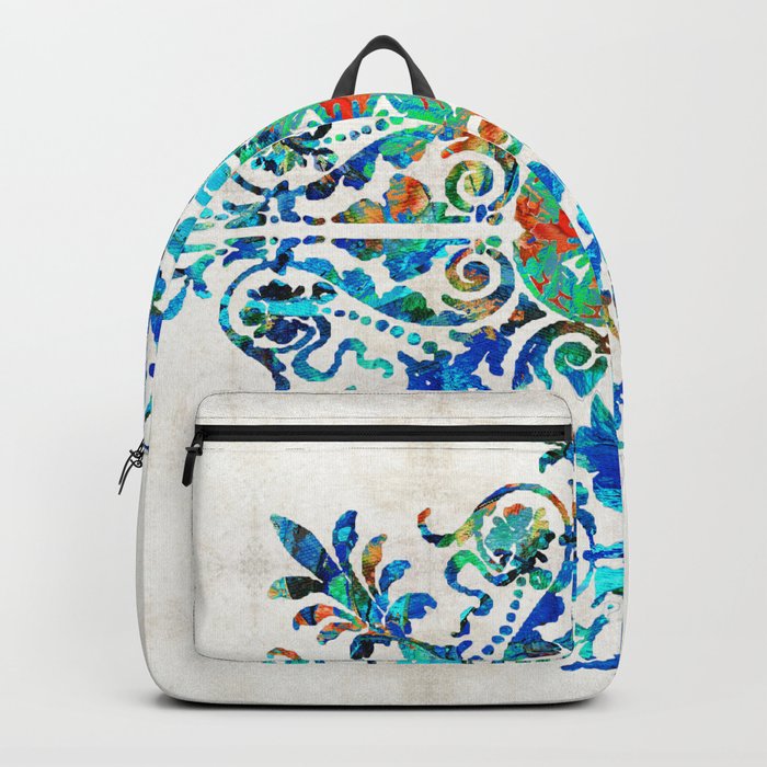 Colorful Pattern Art - Color Fusion Design 5 By Sharon Cummings Backpack