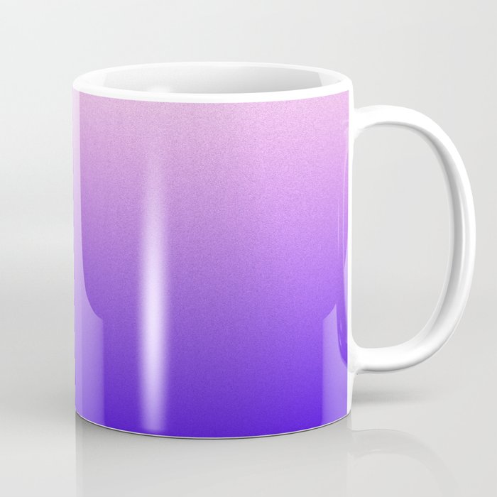  Purple Ombre Gradient Glitter Pattern Coffee Mug