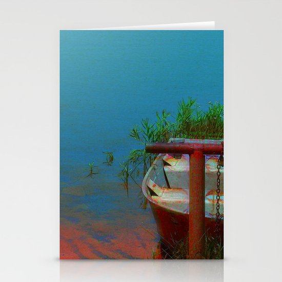 Rusty Boat Stationery Cards