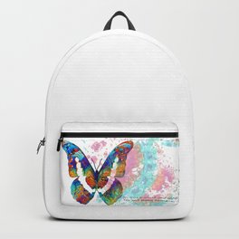 Spreading Your Wings - Colorful Butterfly Wings Art Backpack